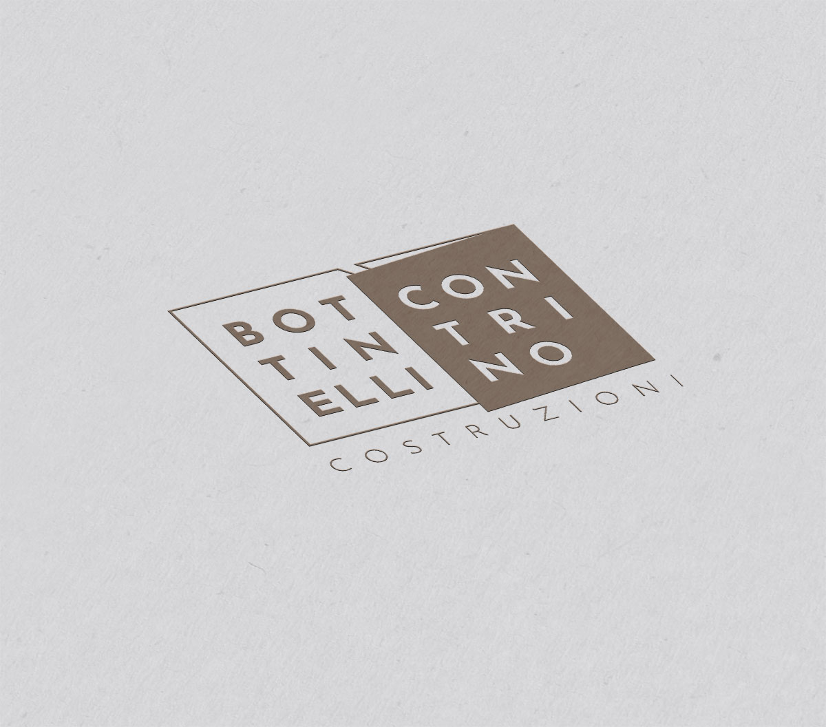 Studio del logo BottinelliContrino e sue applicazioni